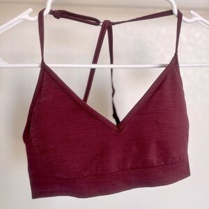 Burgundy Strappy Bralette